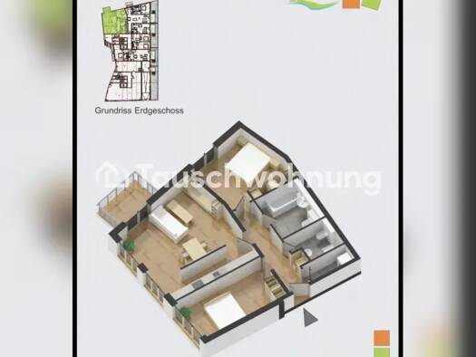 Wohnung zur Miete Tauschwohnung 1.100 € 3 Zimmer 78 m² Alt-Hohenschönhausen Lichtenberg 10317