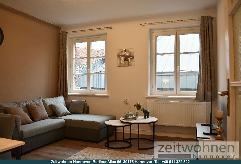 Wohnung zur Miete Wohnen auf Zeit 1.250 € 2 Zimmer 40 m²<br/>Wohnfläche 01.03.2025<br/>Verfügbarkeit Mitte Hannover 30159