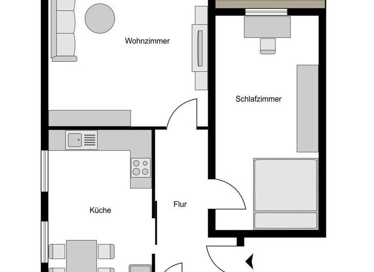 Wohnung zum Kauf 168.000 € 2,5 Zimmer 53,9 m² 2. Geschoss Dahlhausen Bochum 44879