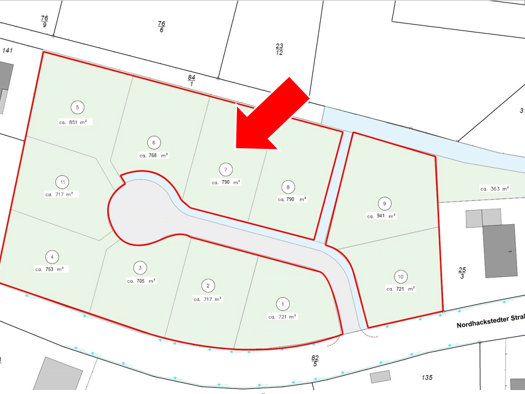 Grundstück zum Kauf provisionsfrei 75.100 € 790 m² Grundstück Kleinwiehe Lindewitt 24969