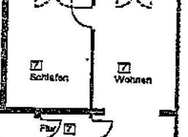 Wohnung zum Kauf als Kapitalanlage geeignet 60.000 € 2 Zimmer 48,4 m² Ulrich-von-Hutten-Straße 6 Eisenach 99817