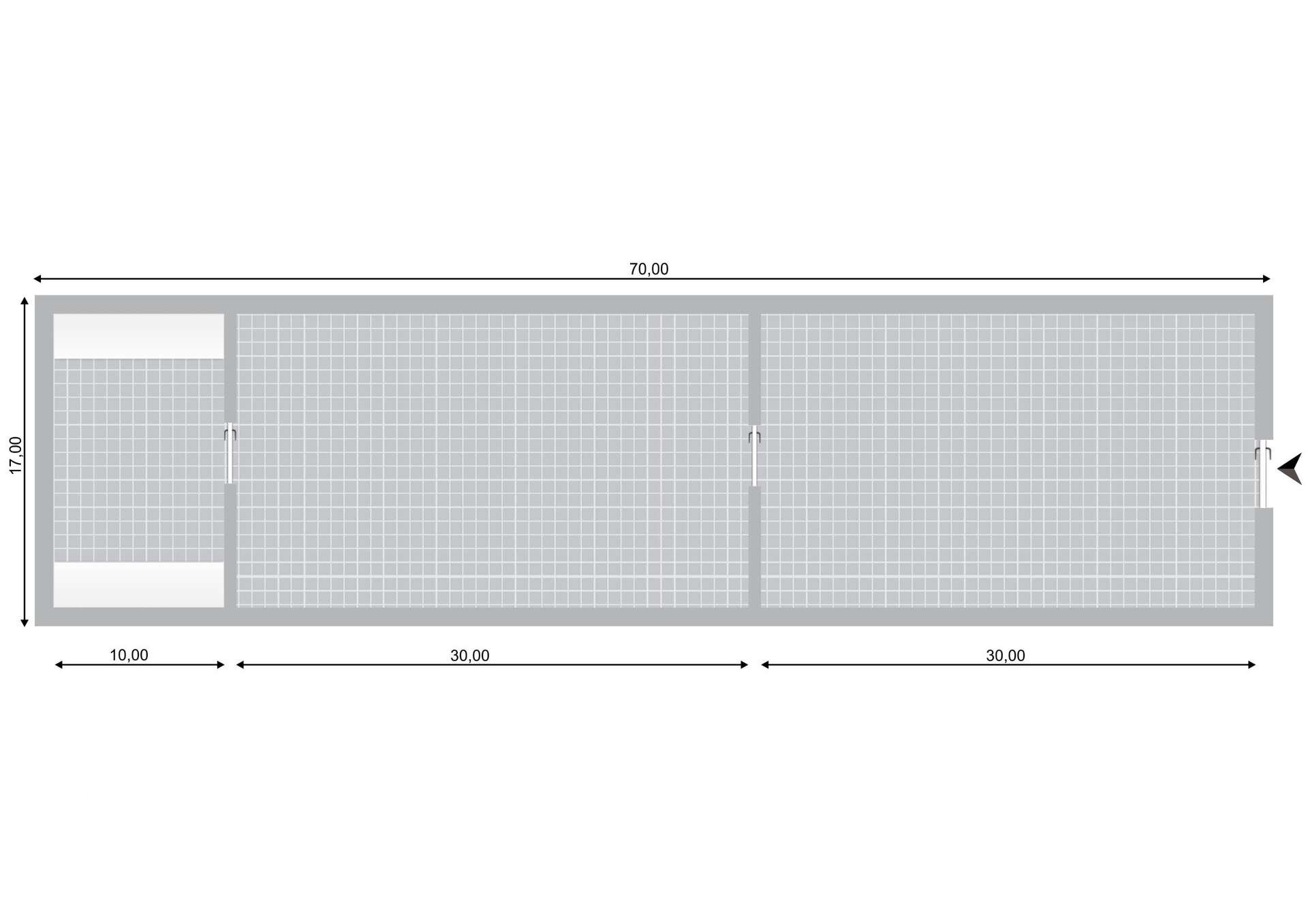 Lagerhalle zur Miete 2.040 € 510 m²<br/>Lagerfläche Lustnau - Zentrum Tübingen 72074