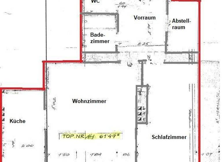 Wohnung zum Kauf 199.000 € 2 Zimmer 62 m² 2. Geschoss Wien 1210