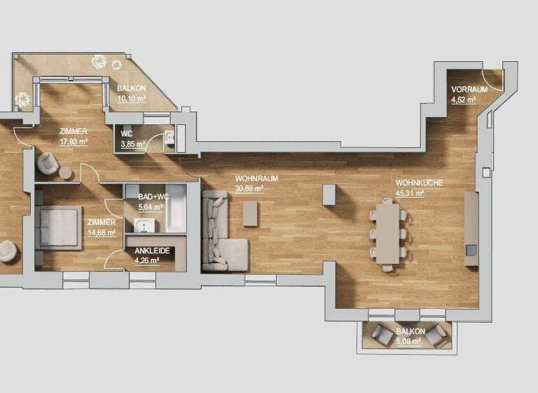 Wohnung zum Kauf - Erstbezug 2.324.000 € 4 Zimmer 162 m² Wien 1130