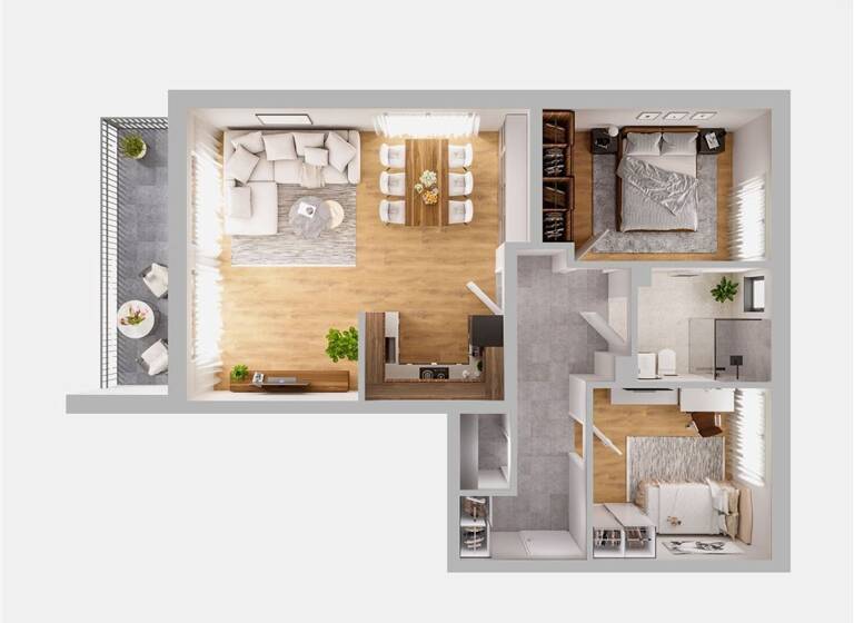 Wohnung zum Kauf - Erstbezug provisionsfrei als Kapitalanlage geeignet 348.868 € 3 Zimmer 86,4 m² Kirchdorf Kirchdorf i. Wald 94261