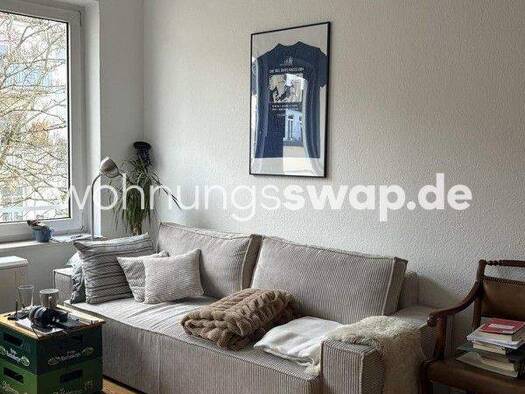 Studio zur Miete Tauschwohnung 810 € 2 Zimmer 50 m² 3. Geschoss Winterhude Hamburg 22299