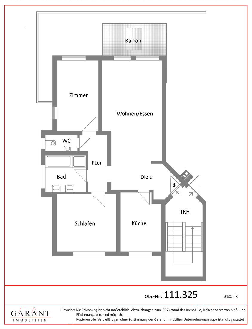 Wohnung zum Kauf 225.000 € 3 Zimmer 75 m²<br/>Wohnfläche 1.<br/>Geschoss Geradstetten Remshalden 73630