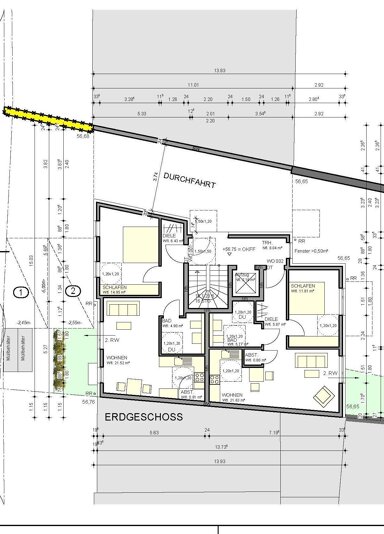 Wohnung zur Miete 716 € 2 Zimmer 47,8 m² 1. Geschoss frei ab 01.02.2025 Dellbrücker Hauptstraße 12 Dellbrück Köln 51069