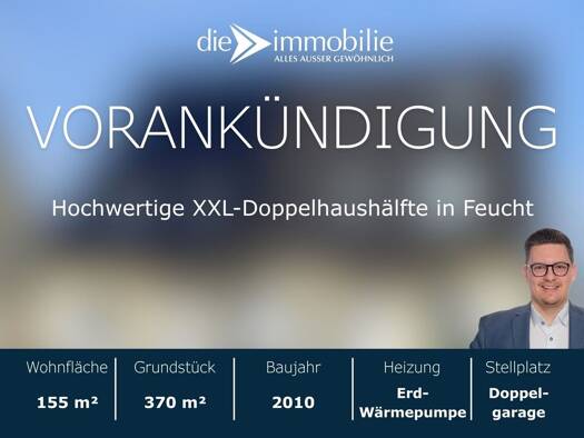 Doppelhaushälfte zum Kauf 749.000 € 4 Zimmer 155 m² 370 m² Grundstück Feucht 90537