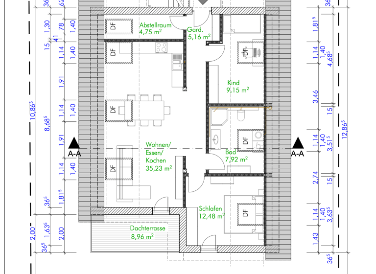 Wohnung zur Miete 1.100 € 4 Zimmer 77 m²<br/>Wohnfläche 1/2<br/>Geschoss Straubing Straubing 94315