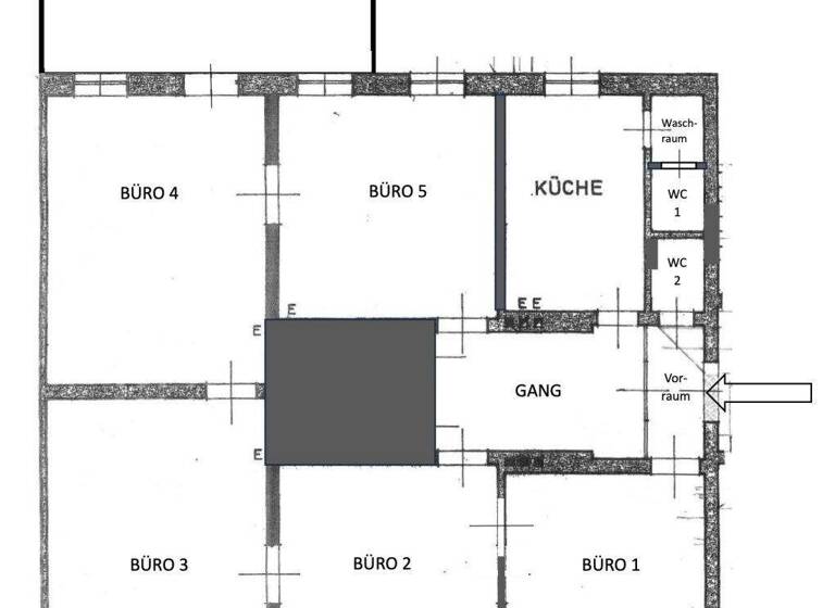 Bürofläche zur Miete 1.500 € 6 Zimmer Wien 1230