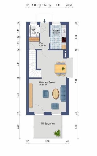 Reihenendhaus zum Kauf 670.000 € 5 Zimmer 132,8 m²<br/>Wohnfläche 214,2 m²<br/>Grundstück Billstedt Hamburg 22117