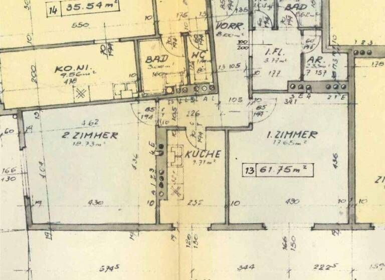 Wohnung zum Kauf 190.000 € 2 Zimmer 61,8 m² Wien (10., Favoriten) 1100