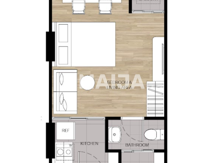 Studio zum Kauf 65.004 € 2 Zimmer 25 m² 5. Geschoss Dcondo Cove Kathu 83110