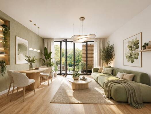 Wohnung zum Kauf - Erstbezug 381.350 € 2 Zimmer 44,9 m² 1. Geschoss Mariendorf Tempelhof-Schöneberg 12105