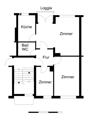 Wohnung zur Miete 304 € 3 Zimmer 55,8 m² 1. Geschoss frei ab 01.01.2025 Auerstraße 5 B Grünhöfe Bremerhaven 27574