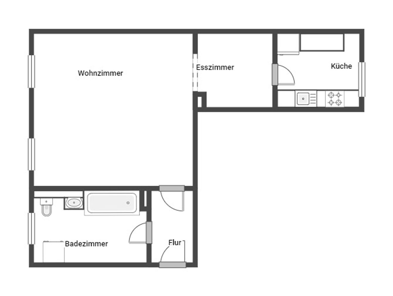 Immobilie zum Kauf als Kapitalanlage geeignet 45.000 € 1 Zimmer 51 m²<br/>Fläche Schloßchemnitz 020 Chemnitz 09113