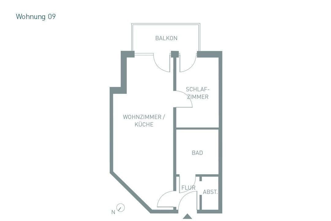 Wohnung zum Kauf provisionsfrei als Kapitalanlage geeignet 130.000 € 2 Zimmer 44 m²<br/>Wohnfläche Salztorscontrescarpe 9 Übriges Stade Stade 21680