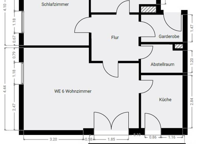 Wohnung zur Miete 800 € 2 Zimmer 70,2 m² EG Hooksiel Wangerland / Hooksiel 26434