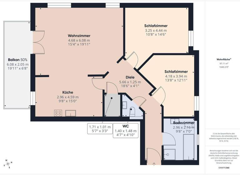 Wohnung zum Kauf 330.000 € 3 Zimmer 99 m² Klosterstraße 21 Schweich 54338