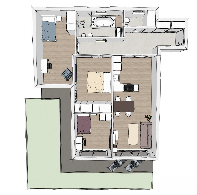 Wohnung zum Kauf 4 Zimmer 85,3 m²<br/>Wohnfläche EG<br/>Geschoss Wasserfallweg Partschins 39020