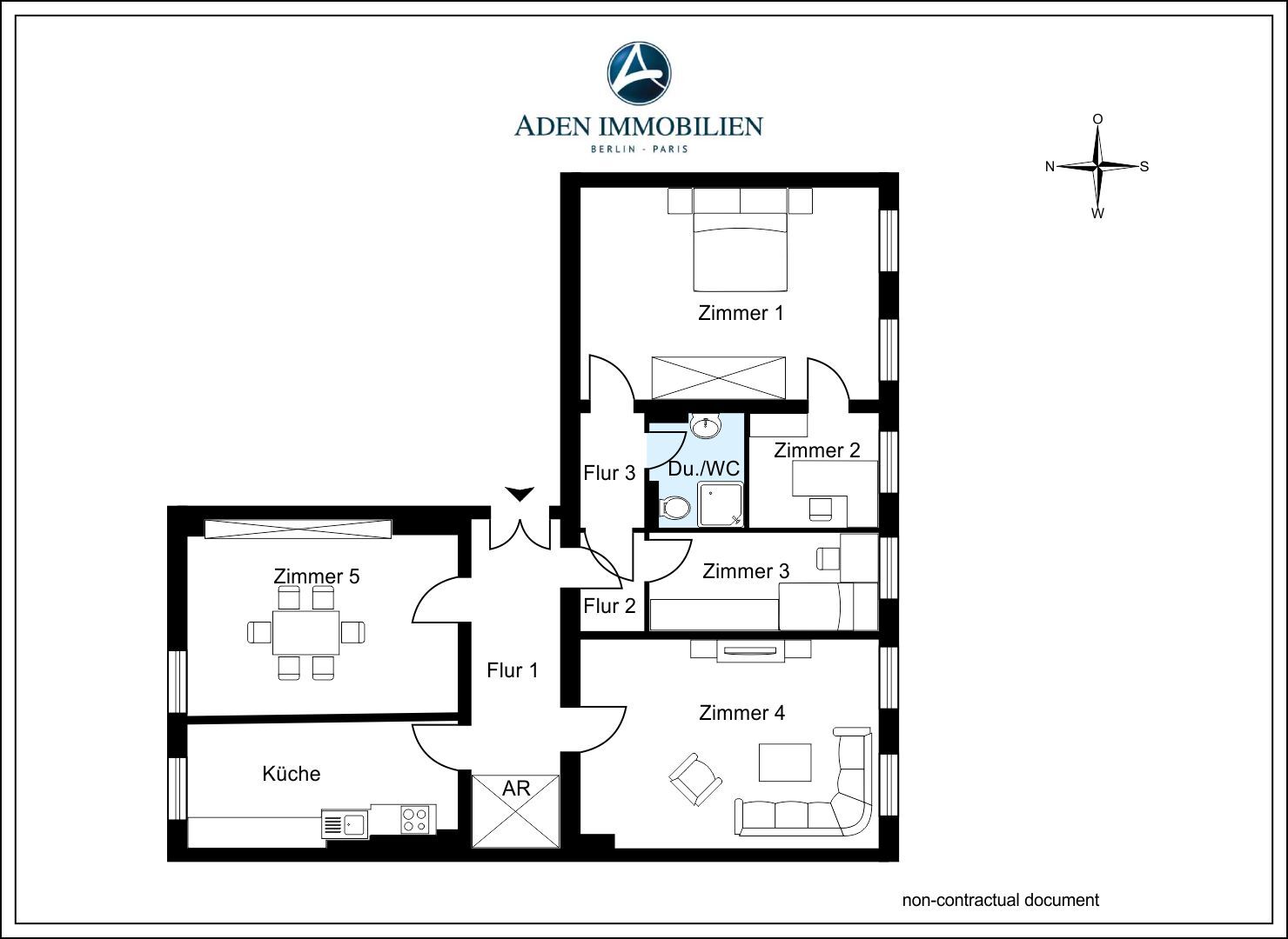 Wohnung zum Kauf 699.000 € 4,5 Zimmer 118,3 m²<br/>Wohnfläche 4.<br/>Geschoss Pestalozzistr 36 Charlottenburg Berlin 10627