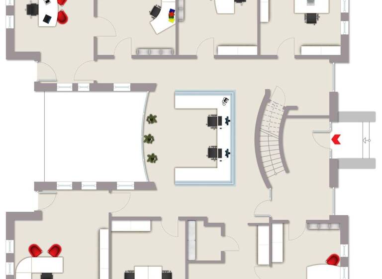 Büro zur Miete provisionsfrei 1.500 € 7 Zimmer Rhede 46414