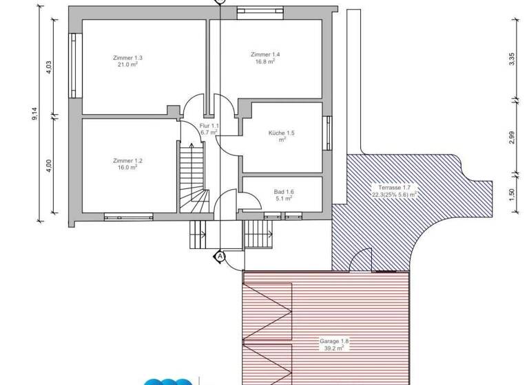 Mehrfamilienhaus zum Kauf 350.000 € 7 Zimmer 151 m² 854 m² Grundstück Baden Achim 28832