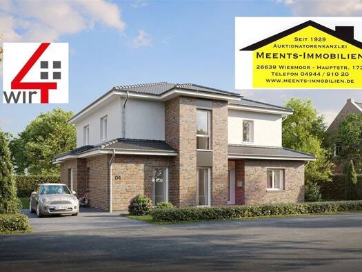 Einfamilienhaus zum Kauf - Erstbezug provisionsfrei 739.000 € 5 Zimmer 214,3 m² 668 m² Grundstück frei ab 01.10.2027 Wiesmoor 26639