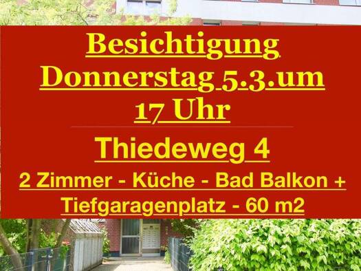 Wohnung zum Kauf 295.000 € 2 Zimmer 60 m² 2. Geschoss frei ab sofort Wandsbek Hamburg 22047