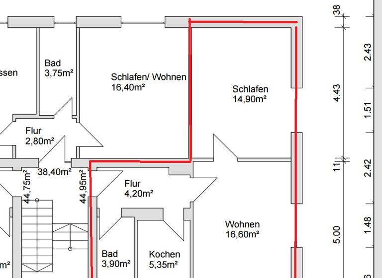Wohnung zur Miete 660 € 2 Zimmer 45 m² EG Friedberg 61169