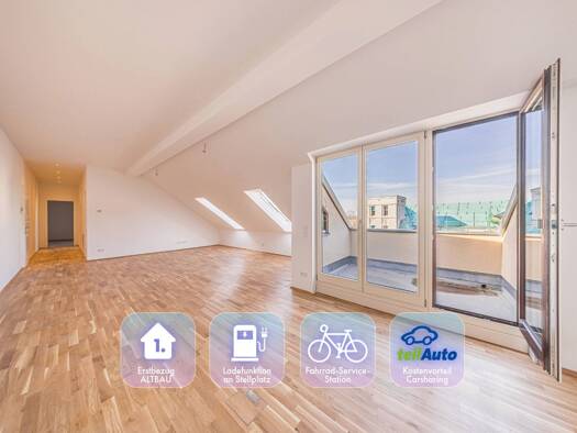 WG-Zimmer zur Miete - Erstbezug 1.209 € 4 Zimmer 97,9 m² 1. Geschoss frei ab 01.09.2026 Straße der Nationen 80 Zentrum Chemnitz 09111