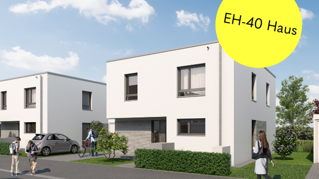 Effizienzhaus 40 - freistehendes Einfamilienhaus in Düren