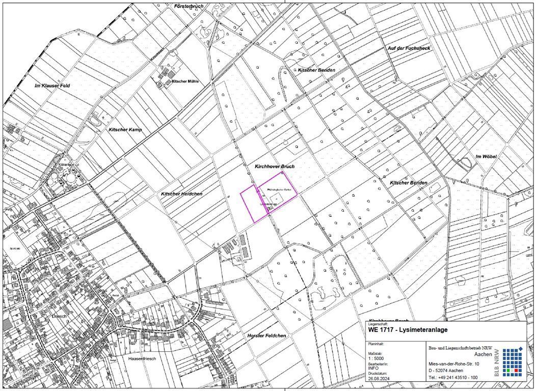 Gewerbegrundstück zum Kauf provisionsfrei 76.000 € 19.619 m²<br/>Grundstück Haaren Waldfeucht 52525