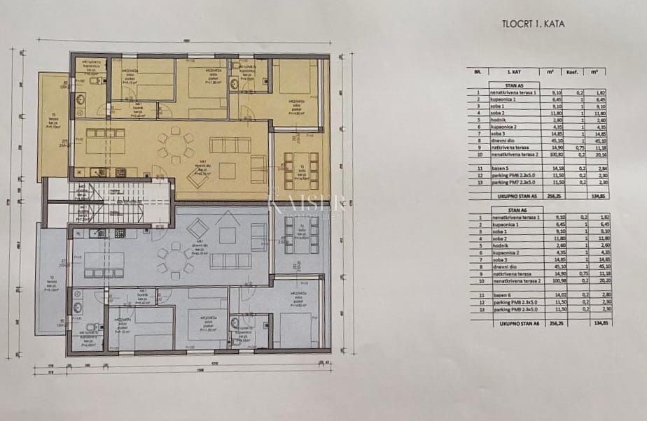 Wohnung zum Kauf 610.000 € 4 Zimmer 135 m²<br/>Wohnfläche 1.<br/>Geschoss Vinjerac