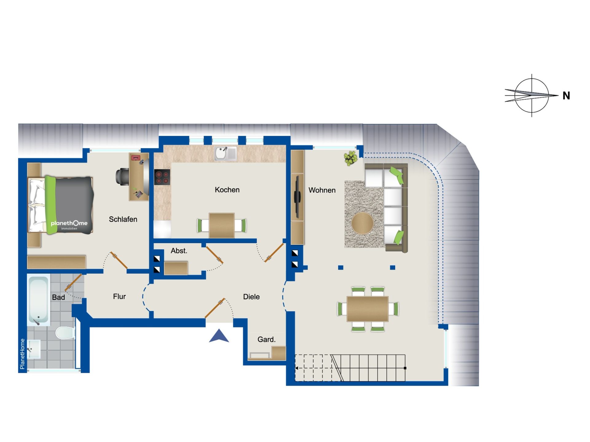 Maisonette zum Kauf 169.000 € 4 Zimmer 100 m²<br/>Wohnfläche Steele Essen 45276