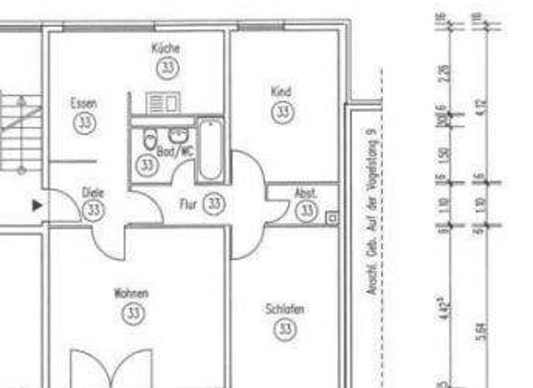 Wohnung zum Kauf provisionsfrei 215.000 € 4 Zimmer 80,1 m² Auf der Vogelstang 7 Vogelstang Mannheim 68309