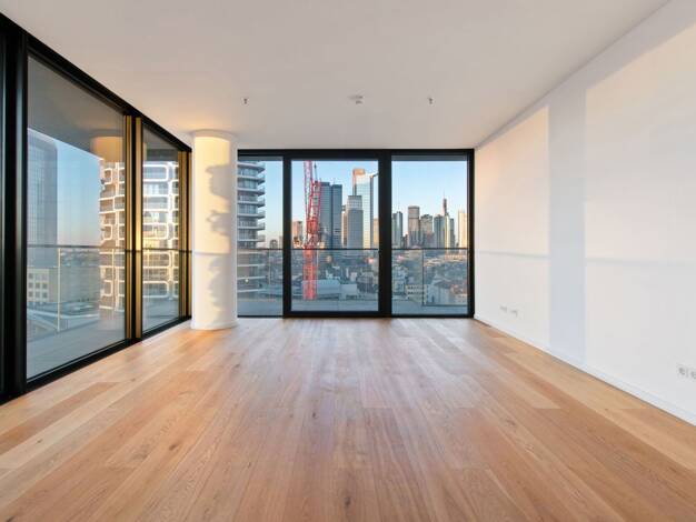 Wohnung zum Kauf - Erstbezug 1.225.000 € 3 Zimmer 93,9 m² 12. Geschoss Europa-Allee 11 Gallus Frankfurt am Main 60327