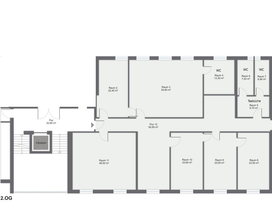 Büro-/Praxisfläche zur Miete provisionsfrei 2.875 € Westend Fulda 36041