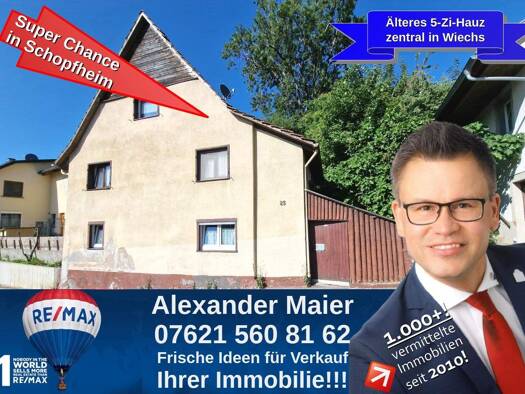 Reihenendhaus zum Kauf 189.000 € 5 Zimmer 90 m² 79 m² Grundstück Wiechs Schopfheim 79650