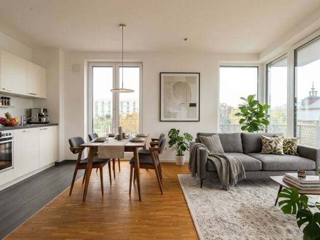 Wohnung zur Miete 1.459 € 4 Zimmer 84,8 m² 3. Geschoss frei ab sofort Johannisplatz 12 Zentrum-Südost Leipzig 04103