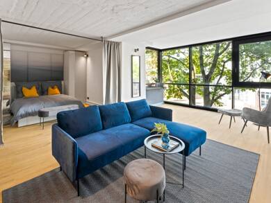 Loft zur Miete 1.380 € 2 Zimmer 53 m² 2. Geschoss frei ab sofort Habichtstraße 37 Barmbek-Nord Hamburg 22305