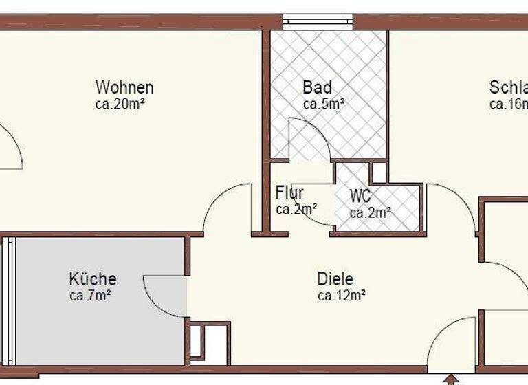 Wohnung zur Miete 898 € 3 Zimmer 80,6 m² 10. Geschoss frei ab 16.03.2026 Imbuschstraße 8 Langwasser Nürnberg 90473
