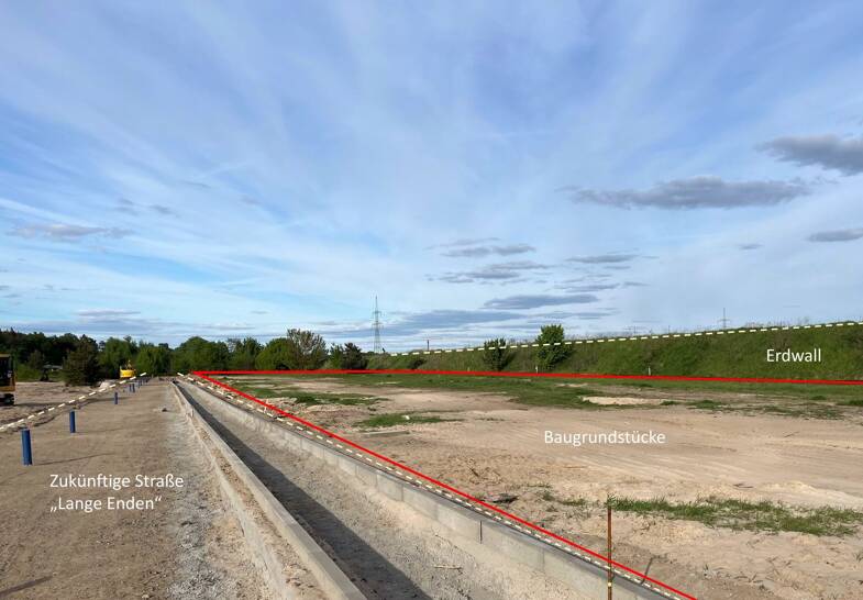 Grundstück zum Kauf - Neubau provisionsfrei 246.050 € 703 m² Grundstück Lange Enden 105 Schönwalde-Dorf Schönwalde-Glien 14621