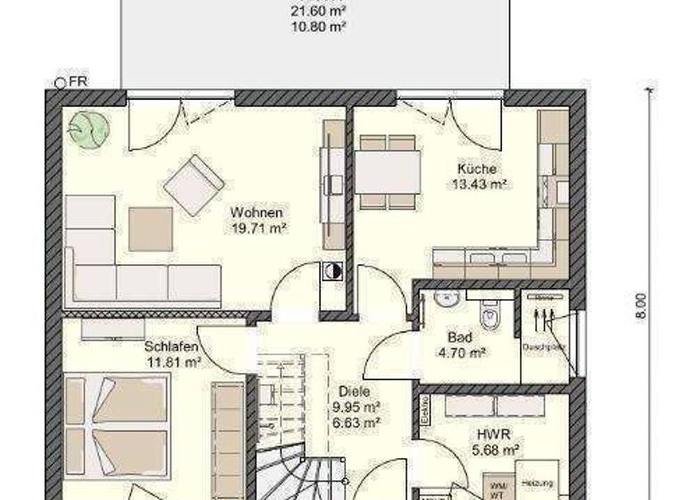 Grundstück zum Kauf provisionsfrei 76.718 € 862 m² Grundstück Baugenehmigung vorhanden Duvendiek Niepars 18442