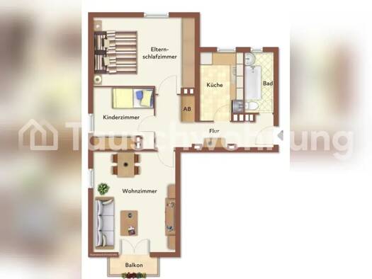 Wohnung zur Miete Tauschwohnung 900 € 3 Zimmer 66 m² 1. Geschoss Spandau Berlin 13581