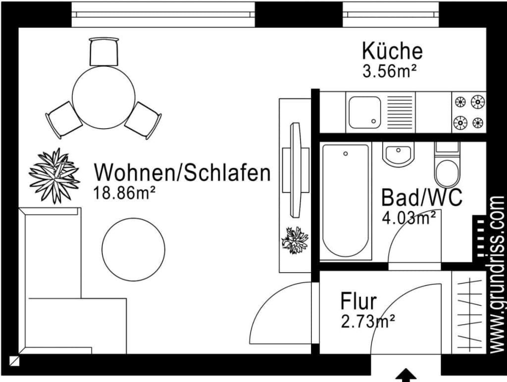 Wohnung zur Miete Wohnen auf Zeit 1.220 € 1 Zimmer 29 m²<br/>Wohnfläche 01.06.2025<br/>Verfügbarkeit Riesenfeldstraße Am Riesenfeld München 80809