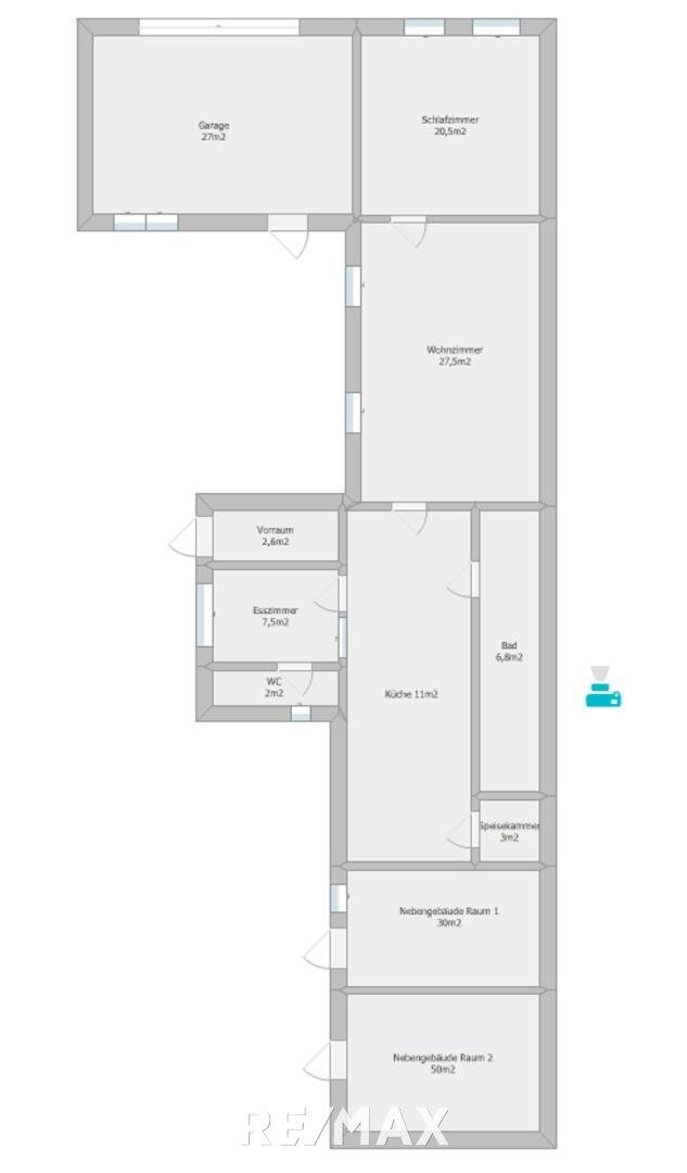 Einfamilienhaus zum Kauf 165.000 € 3,5 Zimmer 80 m²<br/>Wohnfläche 529 m²<br/>Grundstück Wilfleinsdorf 2462