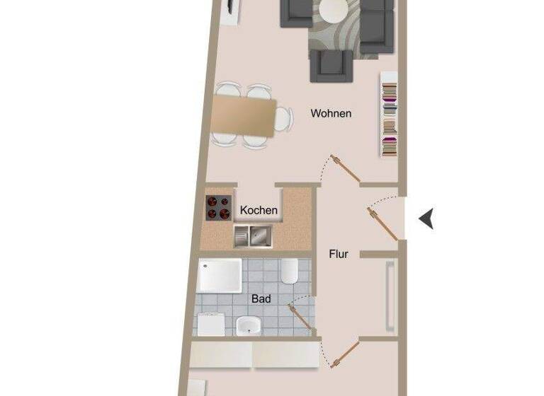 Wohnung zum Kauf 189.000 € 2 Zimmer 51,8 m² Mitte Sindelfingen 71067