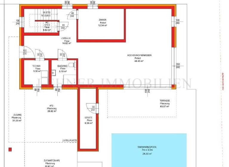 Einfamilienhaus zum Kauf - Erstbezug 948.000 € 5 Zimmer 167 m² 450 m² Grundstück Lieboch 8501
